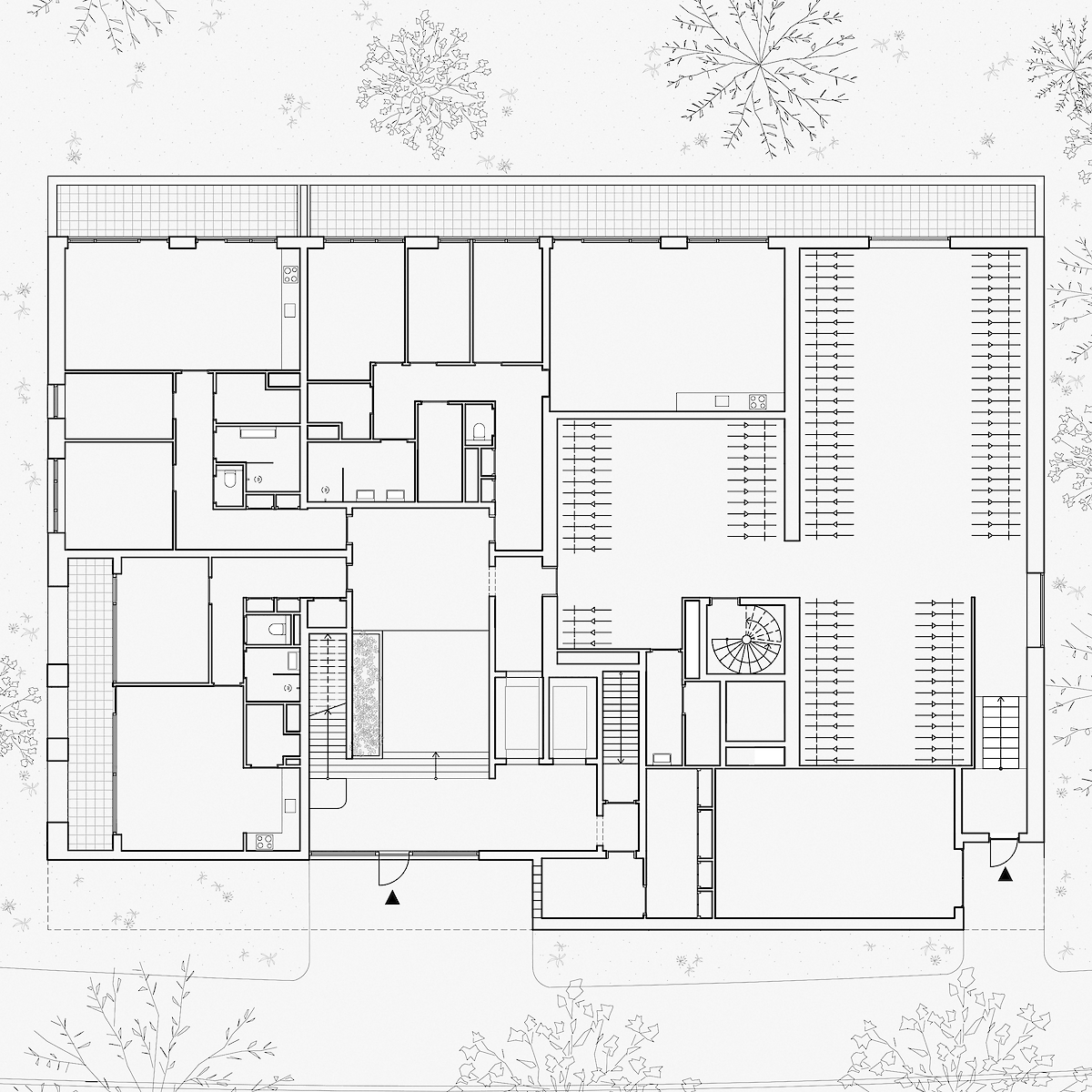 Plattegrond Parkvilla 2 begane grond